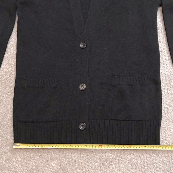 UNIQLO Black 3 Button Cardigan with patch pockets - Picture 5 of 6